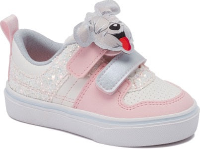 Zapatilla Free Style - Blanco y rosa