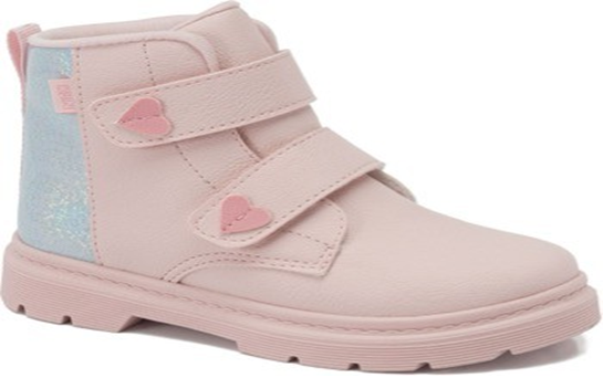 BOTA LONDON ROSA CLARO/HOLOGRAFICO