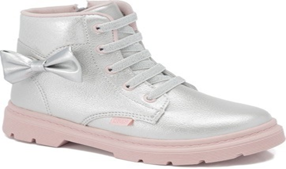 BOTA LONDON PLATEADO