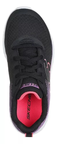 Tenis Skechers - Negro Morado