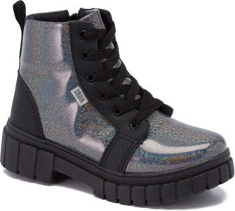 Bota Negra Multicolorida