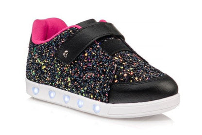 Zapatilla Sneaker - Negro con Luces