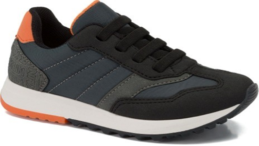 ZAPATILLA WALK NEGRO/GRAFITO/NARANJA