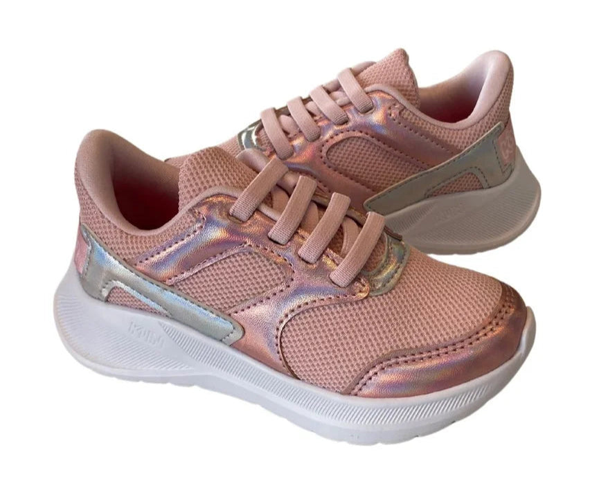 Tenis Freedom Kids - Rosa Claro Rosa Holografico