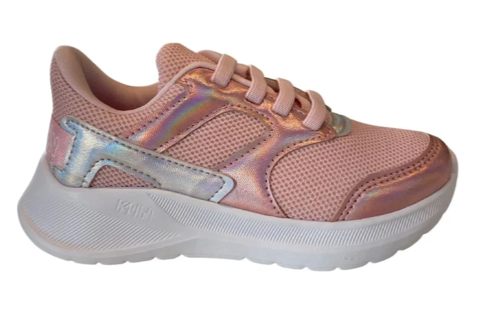 Tenis Freedom Kids - Rosa Claro Rosa Holografico