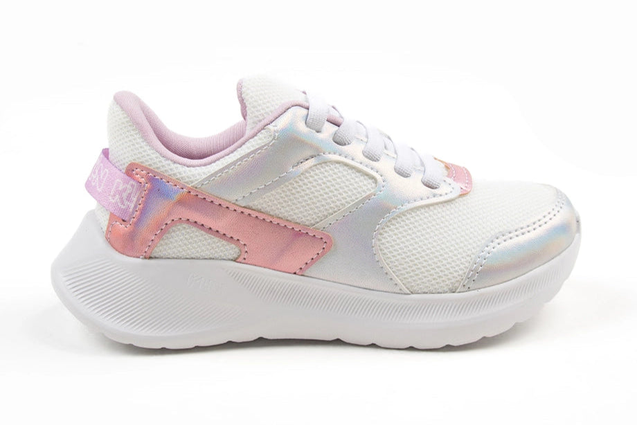 Tenis Freedom Kids - Blanco - Plata Holografico