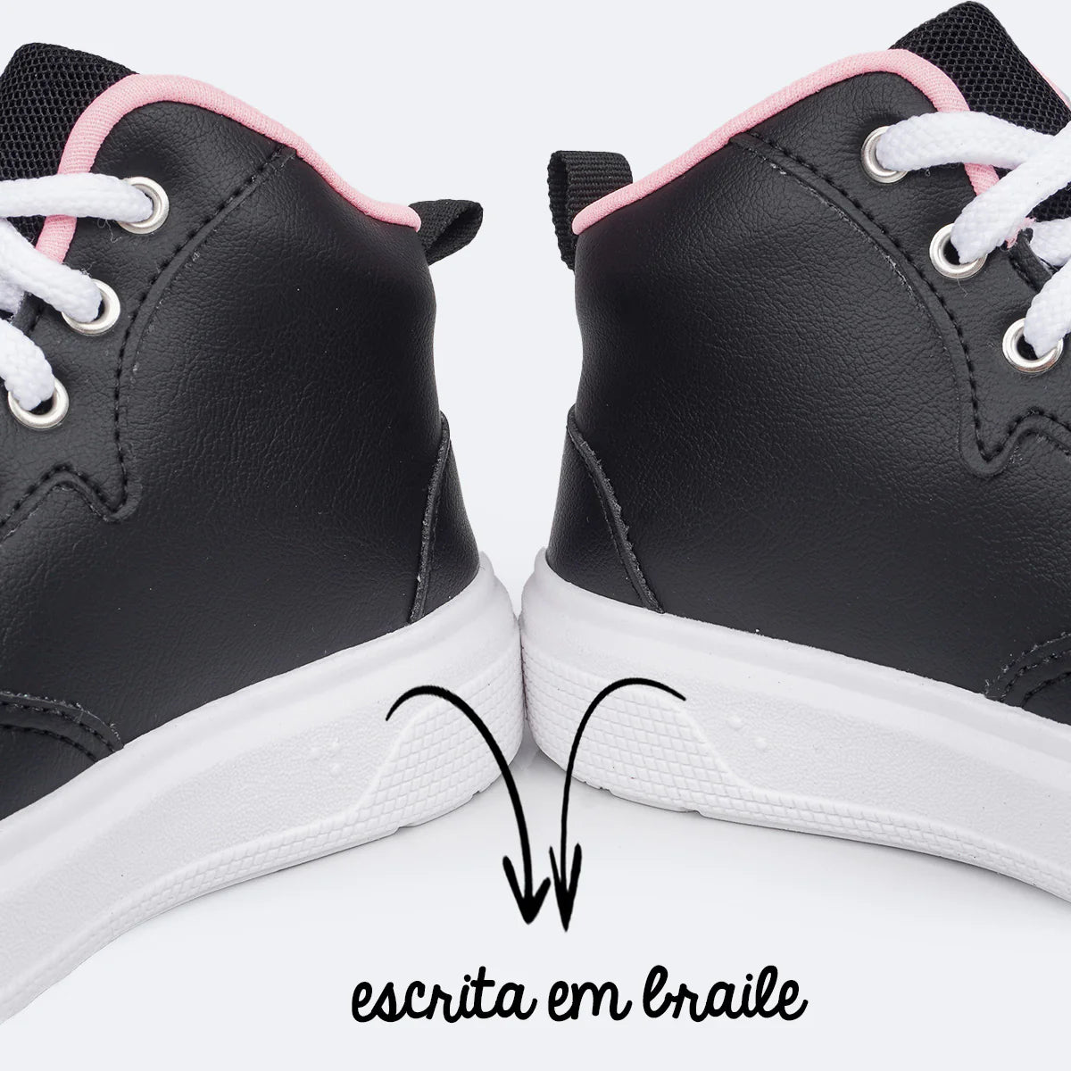 Tenis XP Pampili - Negro Rosa Neon