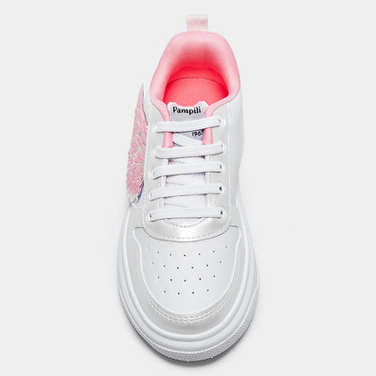 Tenis XP Pampili - Blanco Rosa con Luces