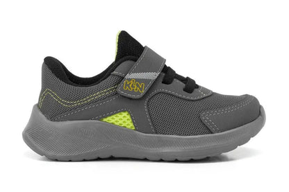 Tenis de Caminar Negro - Amarillo - Verde