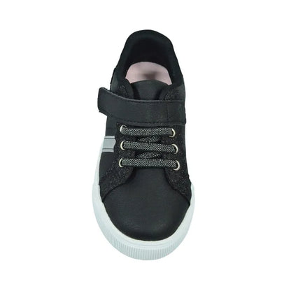 Zapatilla Infantil Negro - Plateado